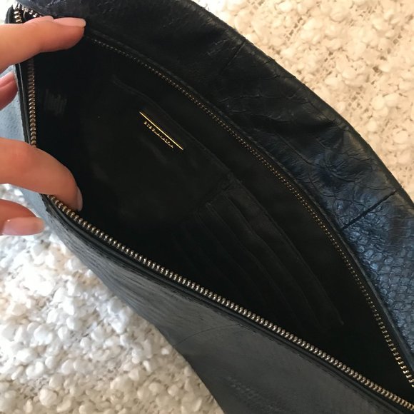 BCBG LEATHER CLUTCH - Picture 2 of 2